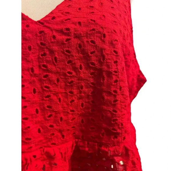 Halter top ruffled xl red - Picture 2 of 4